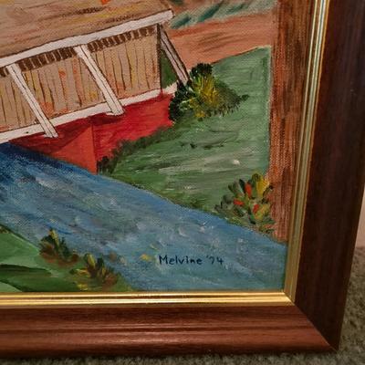 LOT 179Z: Set of Original Framed Landscape Artwork
