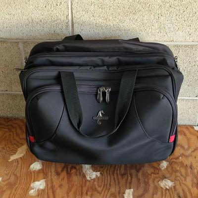 LOT 203G: Six Various Sized Travel Luggage with Assorted Accessories