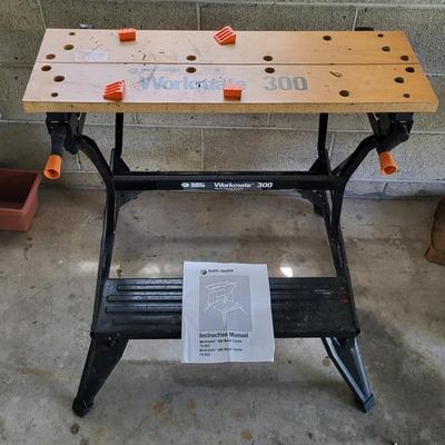 LOT 204G: Black and Decker Workmate 300 Table