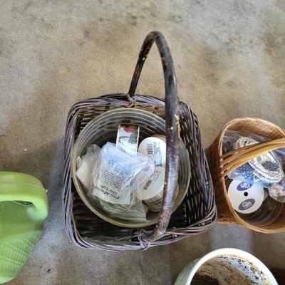 LOT 207G: Various Gardening Pots and Tools