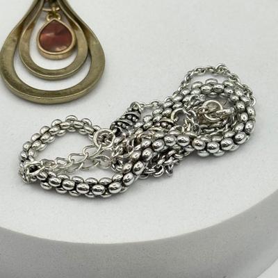 LOT 215J: Collection of Necklaces Various Lengths: Liz Claiborne, CZ & More