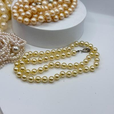 LOT 247J: NWT Marbella Drop Earrings & “Pearl” Necklaces
