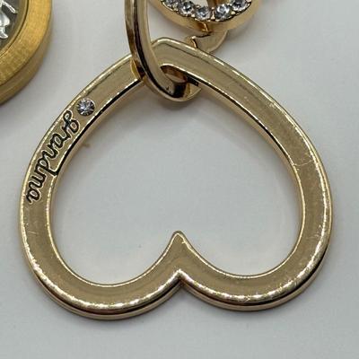 LOT 248J: Grandma Necklaces: Linked Hearts & Origami Owl