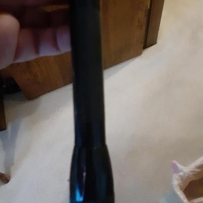 Two Small Black Flashlights
