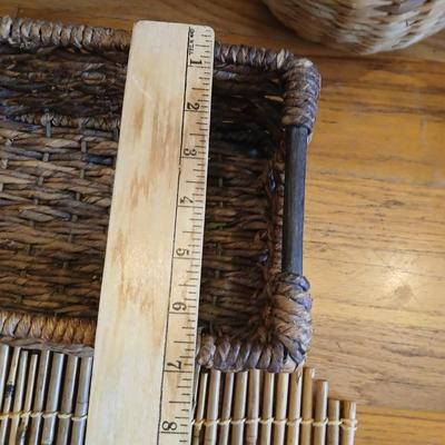 Lot of Rustic Woven Decor & Natural Accents