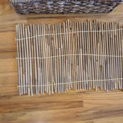 Lot of Rustic Woven Decor & Natural Accents