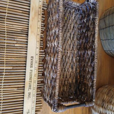 Lot of Rustic Woven Decor & Natural Accents