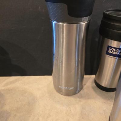 Lot of 8 Insulated Travel Mugs – Coldwell Banker, Bubba, Contigo - 6 are brand new!