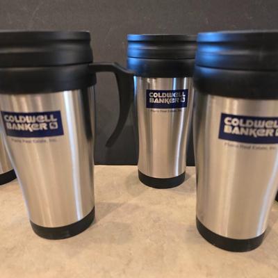 Lot of 8 Insulated Travel Mugs – Coldwell Banker, Bubba, Contigo - 6 are brand new!