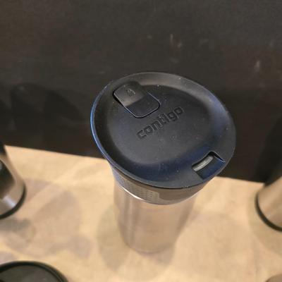 Lot of 8 Insulated Travel Mugs – Coldwell Banker, Bubba, Contigo - 6 are brand new!