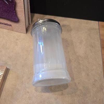 Kitchen Essentials Lot – Cookbooks, Sunflower Canisters, and More