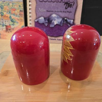 Kitchen Essentials Lot – Cookbooks, Sunflower Canisters, and More