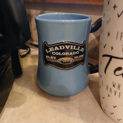 Mr. Coffee Maker with Assorted Mugs