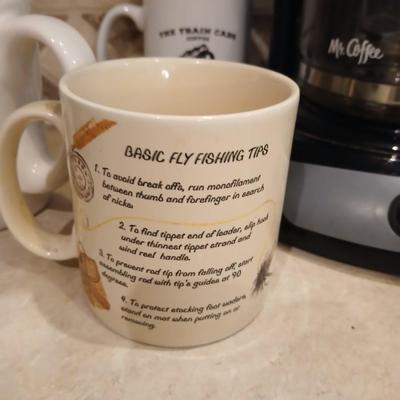 Mr. Coffee Maker with Assorted Mugs