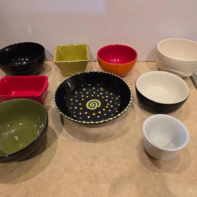 Assorted Ceramic & Stoneware Bowls –