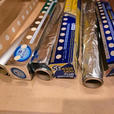 Kitchen Essentials Drawer Lot – Food Wraps, Seasonings & Supplies