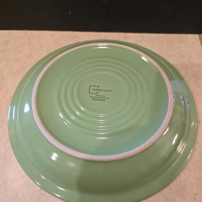 Green Dinnerware Set Mixed brands–