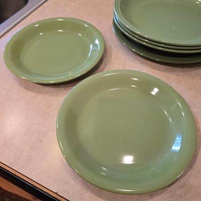 Green Dinnerware Set Mixed brands–