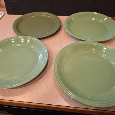 Green Dinnerware Set Mixed brands–