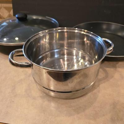 Assorted Fry Pans & Cookware Lot – 5 Pieces