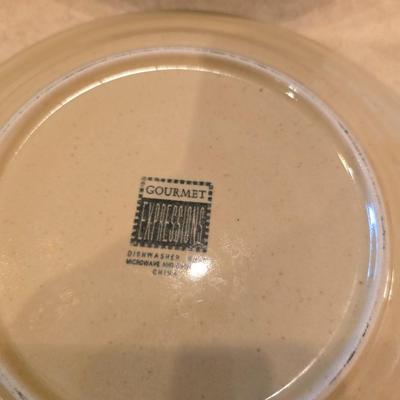 Assorted Stoneware & Ceramic Dish Lot – Plates, Bowls, and Mugs