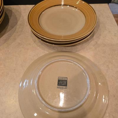 Assorted Stoneware & Ceramic Dish Lot – Plates, Bowls, and Mugs