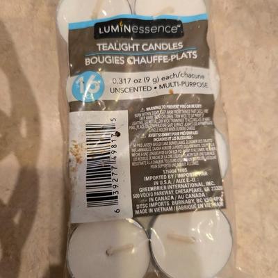 Modern Black adjustable Metal Candleholder Set with Tea Lights