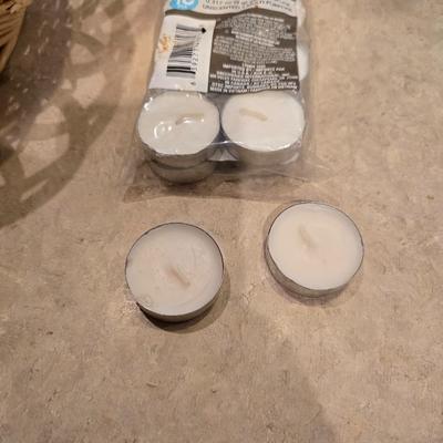 Modern Black adjustable Metal Candleholder Set with Tea Lights