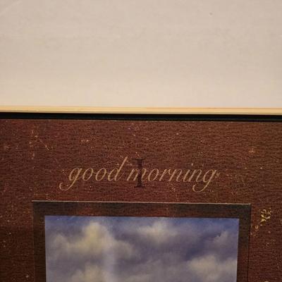 Rooster Figurine & Framed Wall Art – Country Kitchen Decor