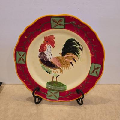 Rooster Accent Plates – Set of 2
