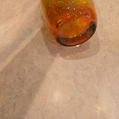 Rooster Kitchen Decor Trio - Metal basket - placemat - and an amber colored vase