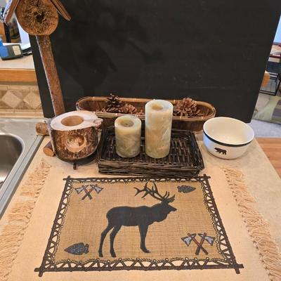 Rustic Lodge-Inspired Decor Lot