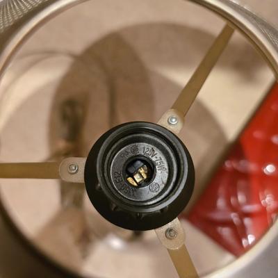 Modern Decor Trio – Wall Art, Lamp, and Canister