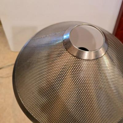 Modern Decor Trio – Wall Art, Lamp, and Canister