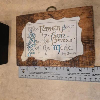 Inspirational & Religious Wall Decor Lot – 5 Pieces