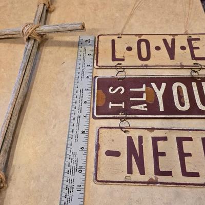 Inspirational & Religious Wall Decor Lot – 5 Pieces