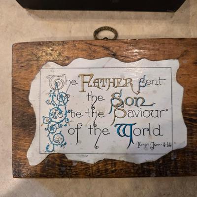 Inspirational & Religious Wall Decor Lot – 5 Pieces