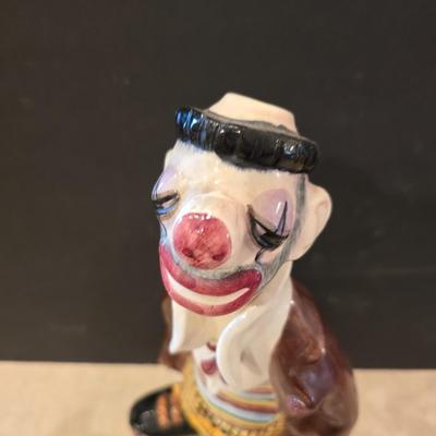 Hand-Painted Porcelain Clown Figurines – Lot of 2