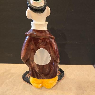 Hand-Painted Porcelain Clown Figurines – Lot of 2