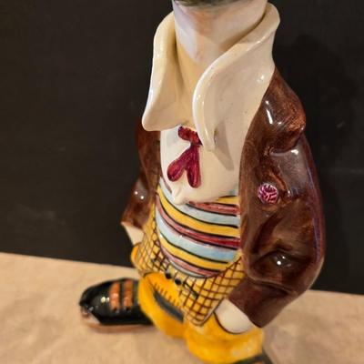 Hand-Painted Porcelain Clown Figurines – Lot of 2