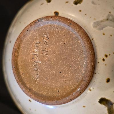 Lot of 6 Signed Studio Pottery Bowls + Bud Vase