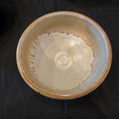 Lot of 6 Signed Studio Pottery Bowls + Bud Vase