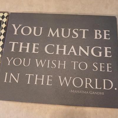 Inspirational Quote Sign Lot – 3 Pieces