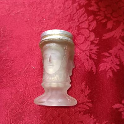 3 FACE SATIN GLASS SHAKERS PLUS OTHER VINTAGE SHAKERS