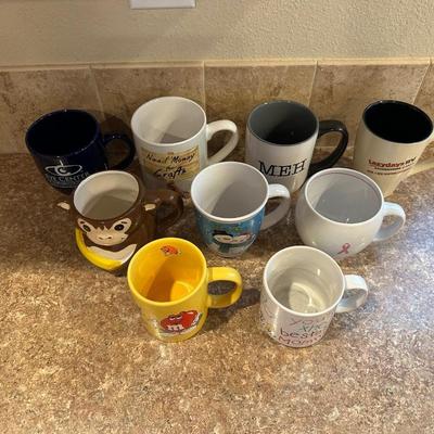 COFFEE MUGS, OZARK TRAIL METAL CUPS AND DRINKING GLASSES