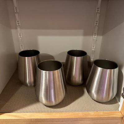 COFFEE MUGS, OZARK TRAIL METAL CUPS AND DRINKING GLASSES