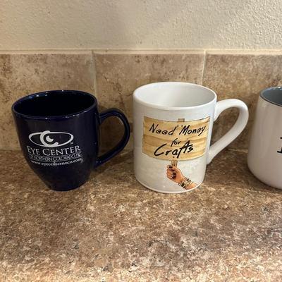 COFFEE MUGS, OZARK TRAIL METAL CUPS AND DRINKING GLASSES