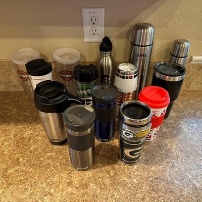 THERMOSES AND TRAVEL CUPS