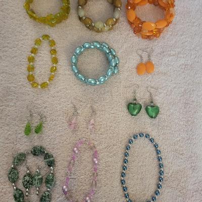 BRACELETS AND EARRINGS
