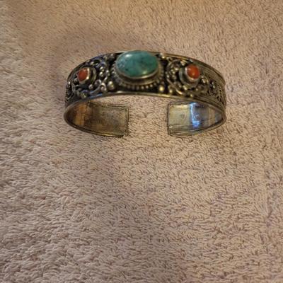STERLING SILVER CUFF BRACELET 42g